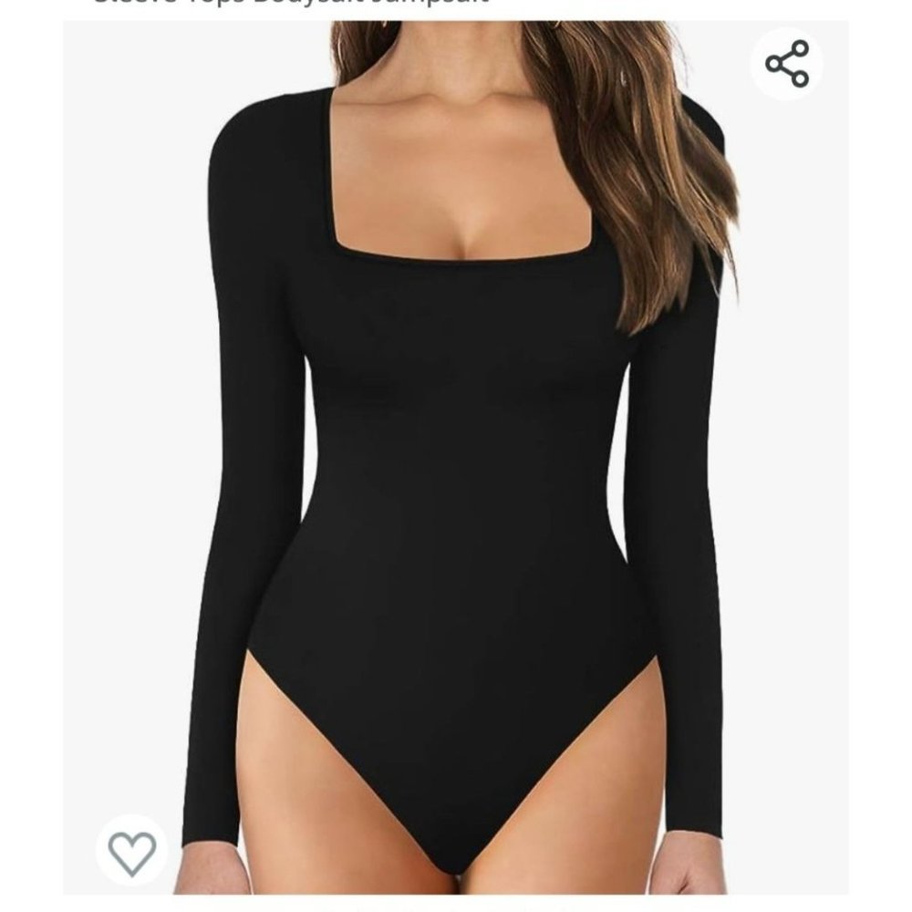 Black Mangopop bodysuit, size small - Picture 5 of 5